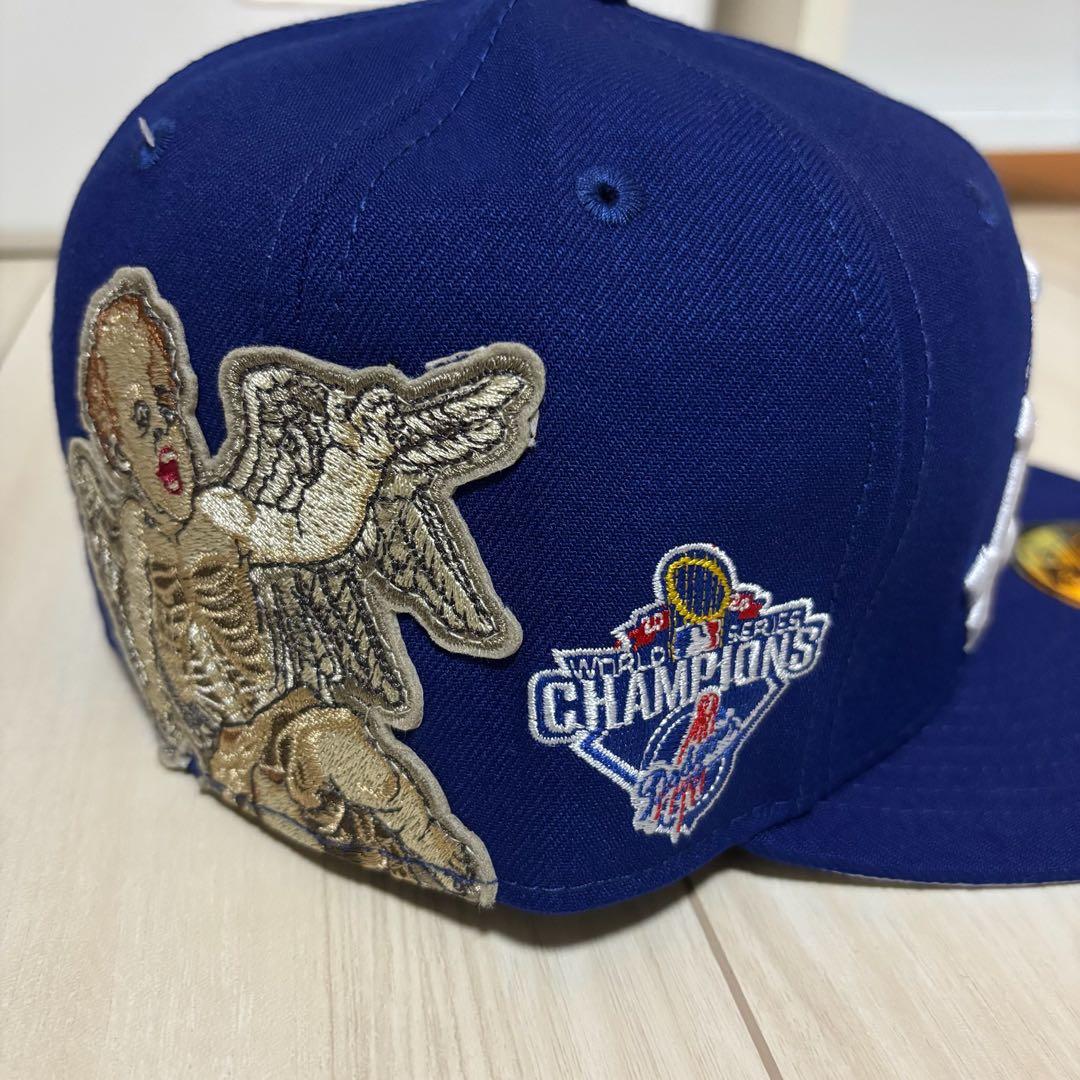 し*ん様 希少✨未使用 ニューエラ メジャー LA MLB キャップ ブルー　5
