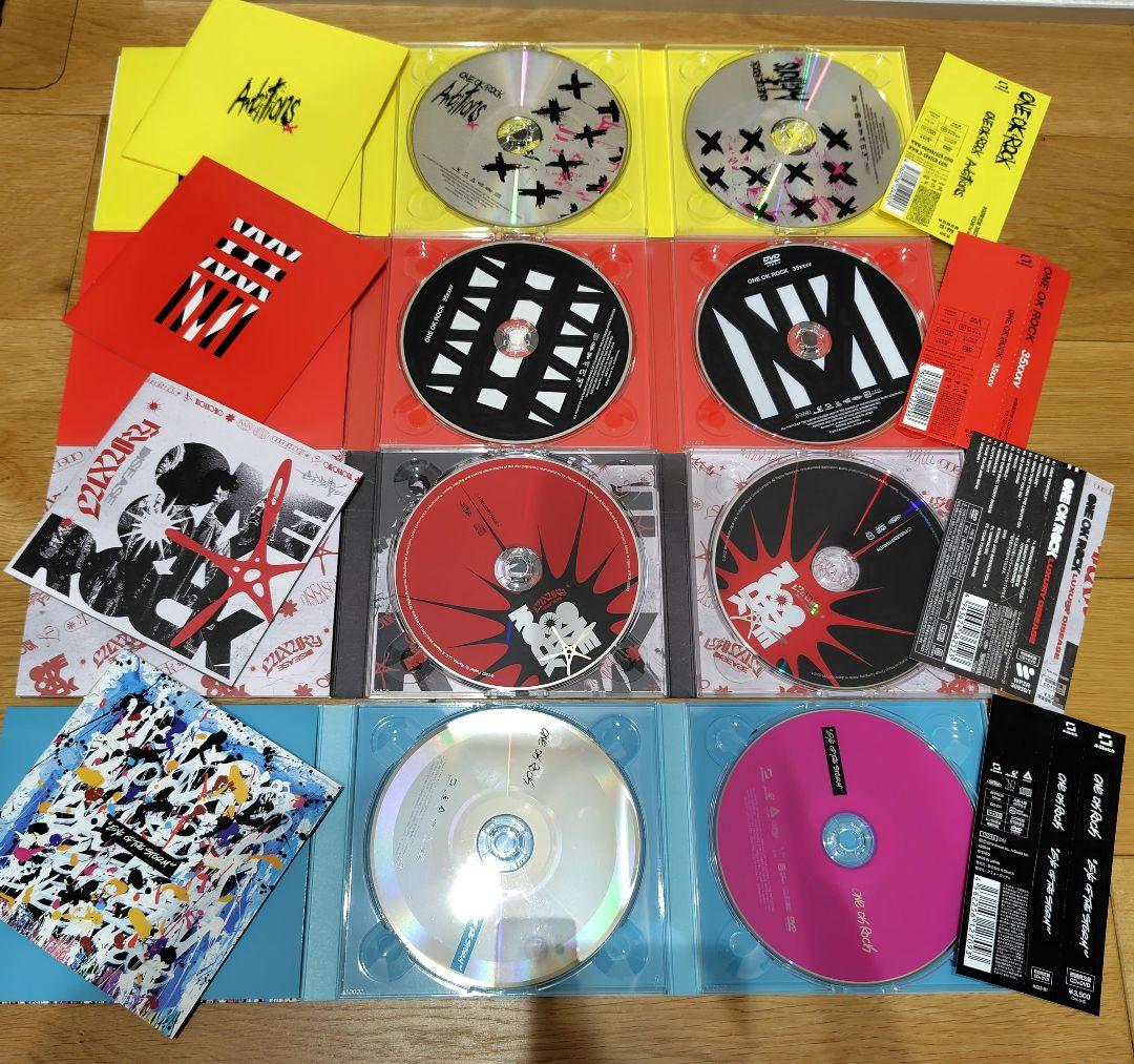 美品　ONE OK ROCK 初回限定版CD＋DVD4枚セット　ワンオクアルバム