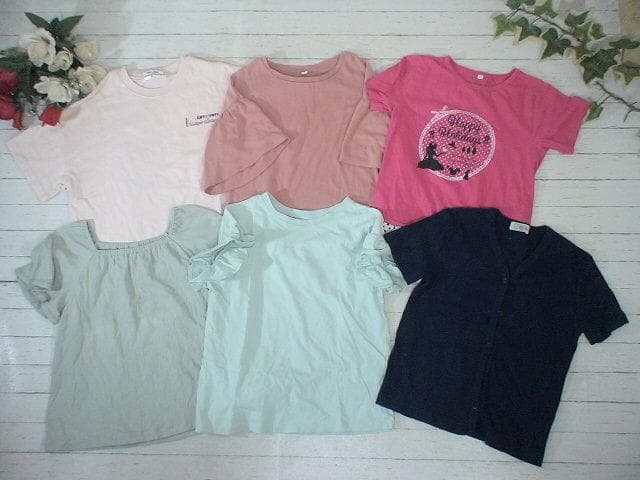 よ*け様 30-6707　子供服　女の子　まとめ売り　55着　130/140㎝サ