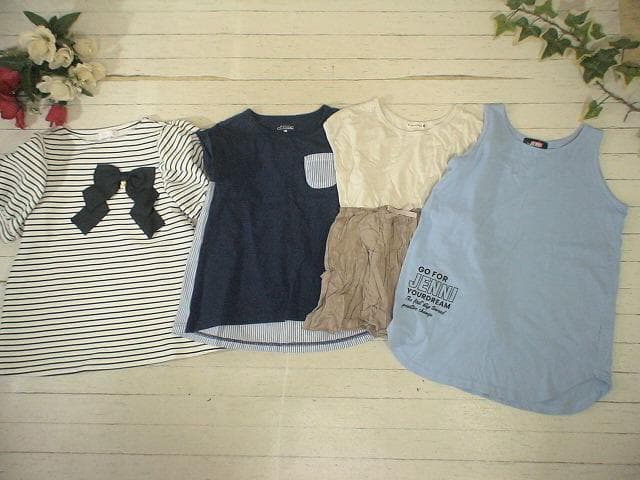 よ*け様 30-6707　子供服　女の子　まとめ売り　55着　130/140㎝サ