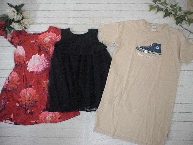 よ*け様 30-6707　子供服　女の子　まとめ売り　55着　130/140㎝サ