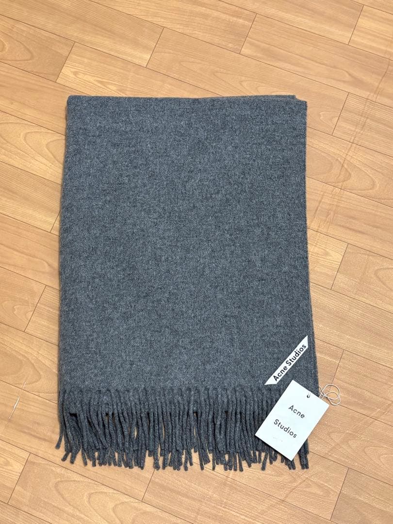 専用Acne Studios アクネステュディオス マフラー チャコールグレー