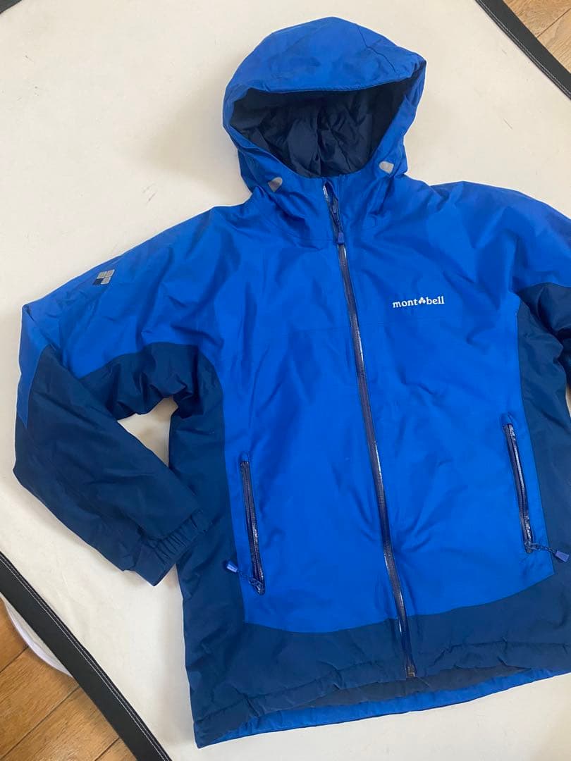 モンベル mont-bell 中綿 パウダーステップパーカ 160 美品