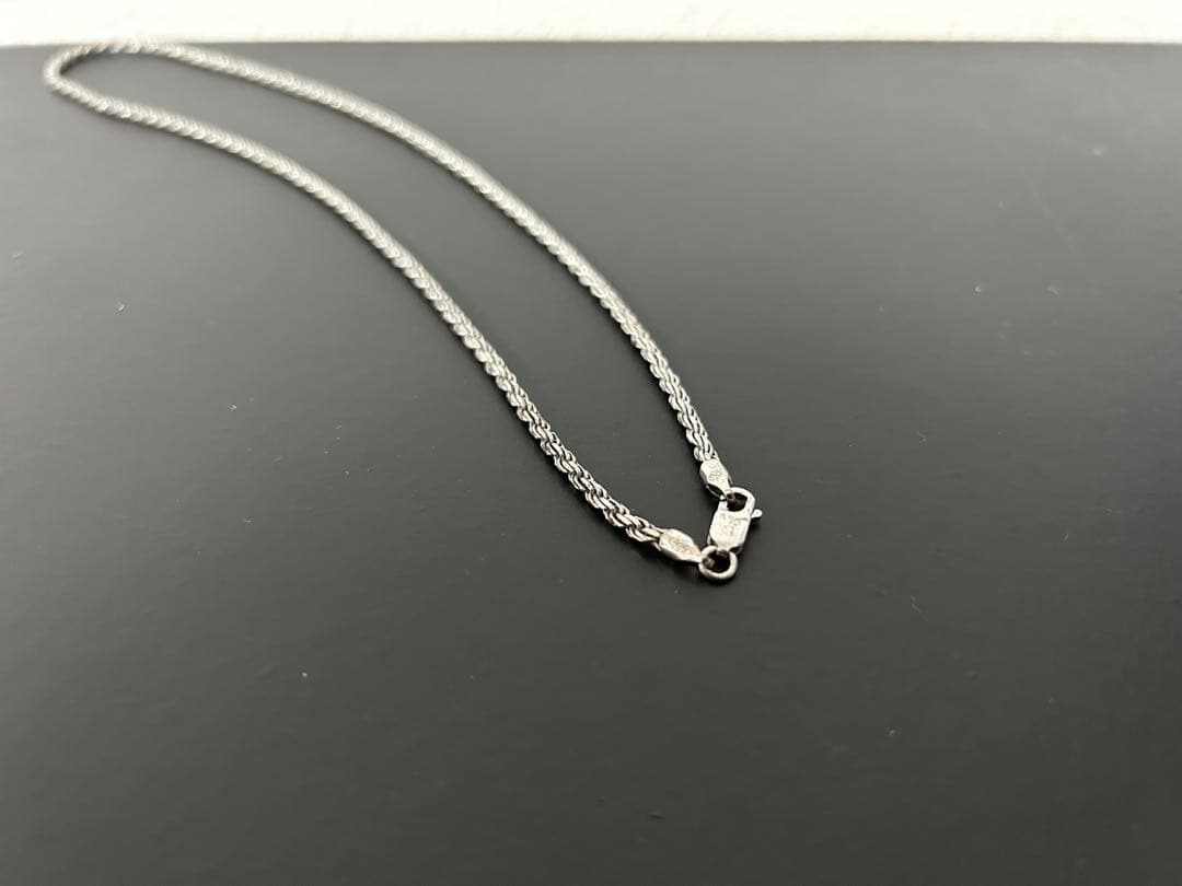 シルバー カットロープチェーン ネックレス 925 SILVER