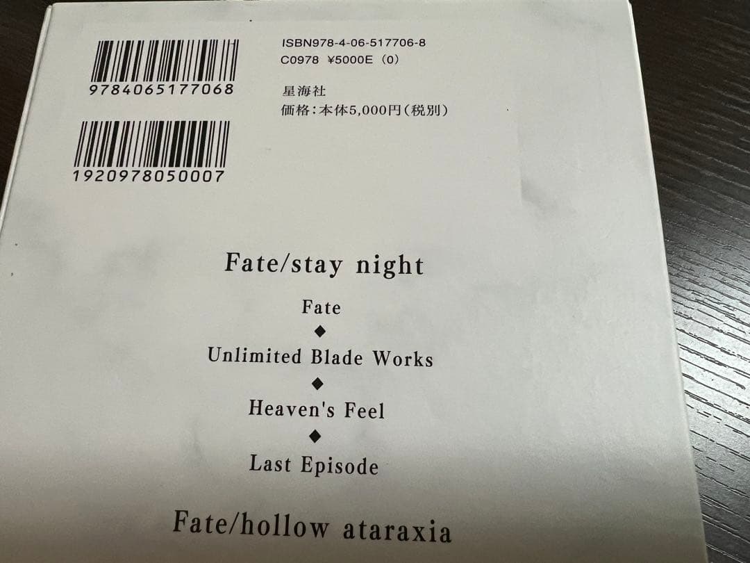 Fate/stay night 15周年記念 エターナルカレンダー