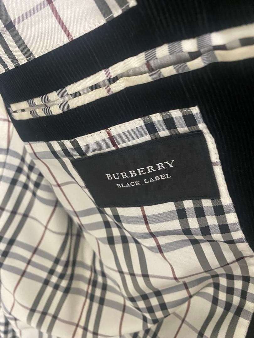 BURBERRY BLACK LABEL コーデュロイセットアップ