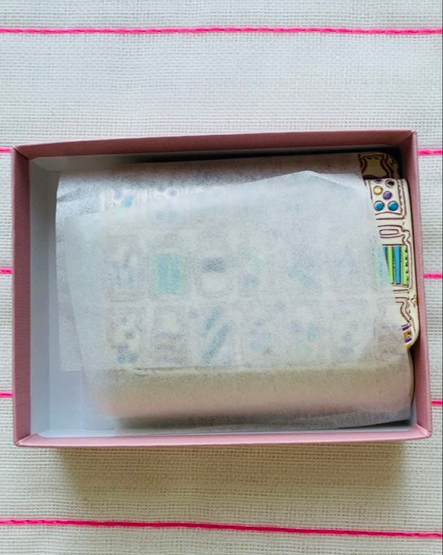 値下げ 【新品未使用品】友禅文庫 ボトルシリーズ柄 二つ折り財布 牛革 日本製