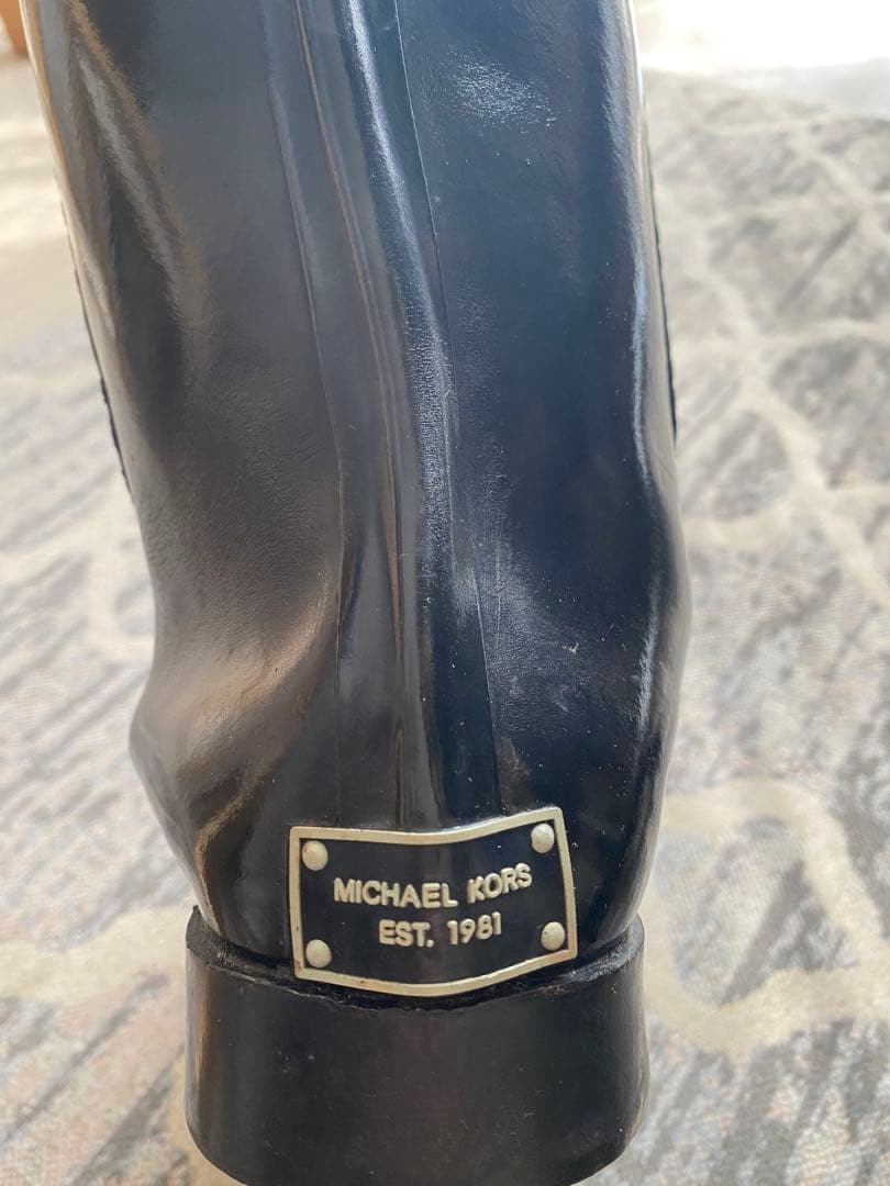 MICHAEL KORS ブラック長靴 レインブーツ