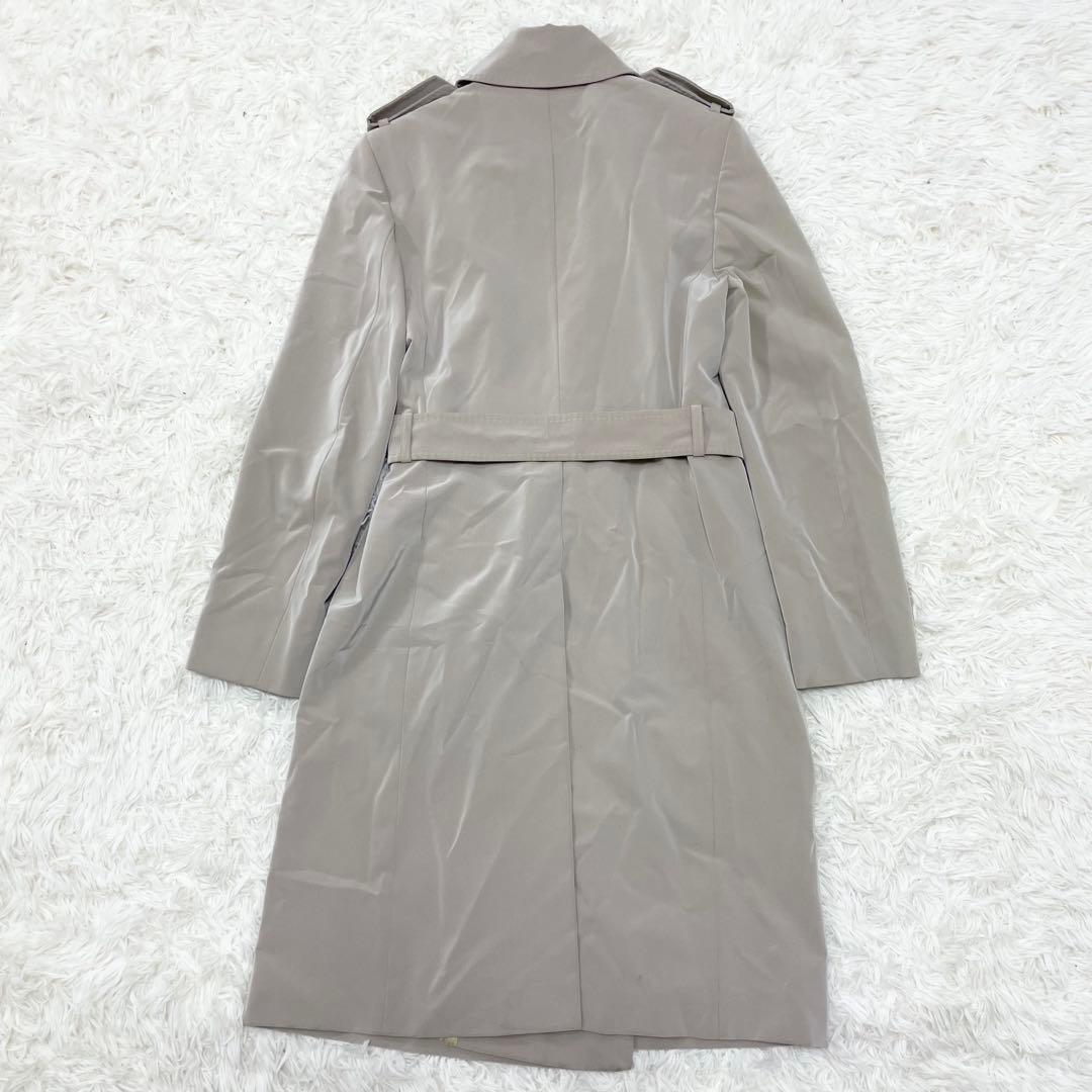 【美品】マックスマーラ トレンチコート 高級 銀タグ 裏地総柄 36 Sサイズ