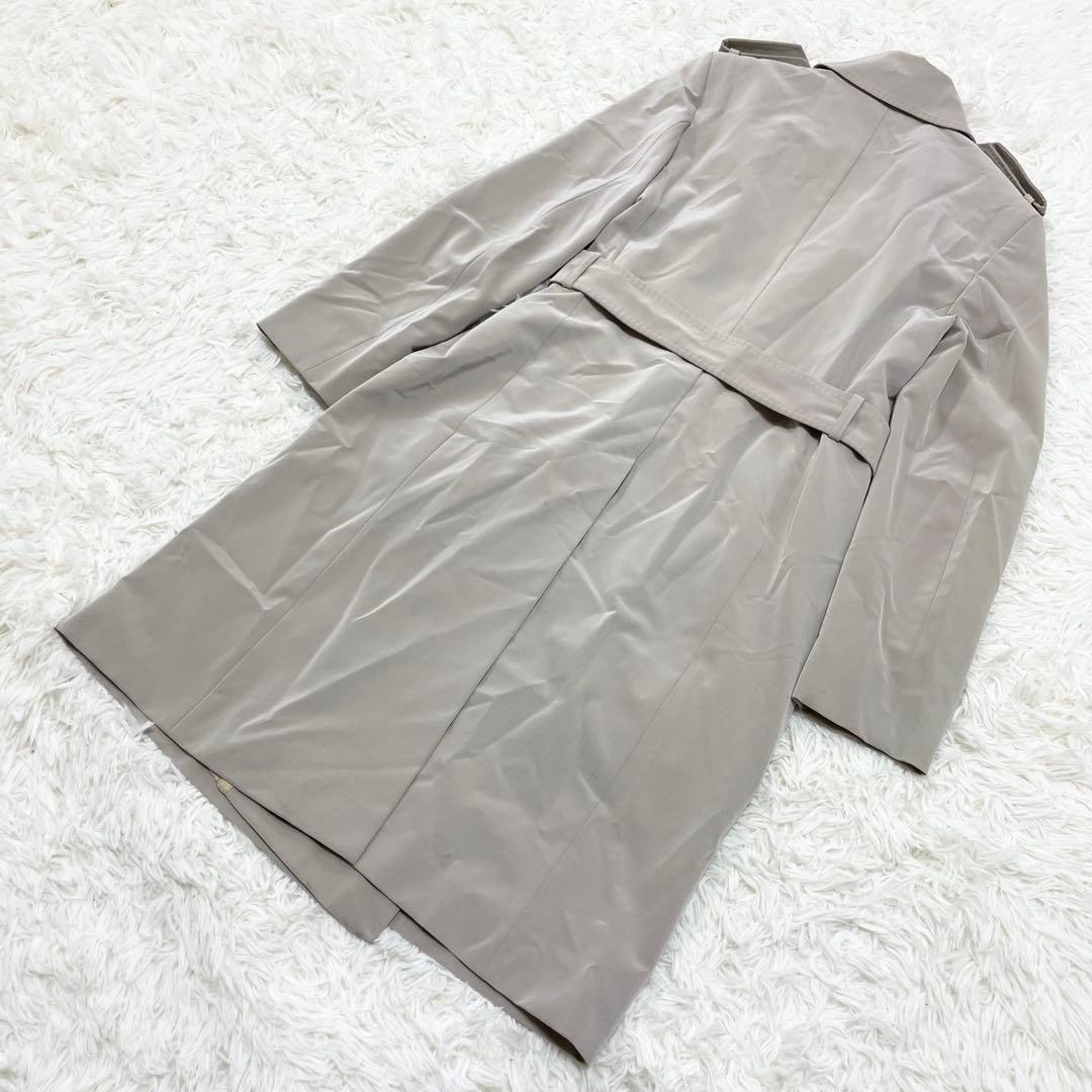 【美品】マックスマーラ トレンチコート 高級 銀タグ 裏地総柄 36 Sサイズ