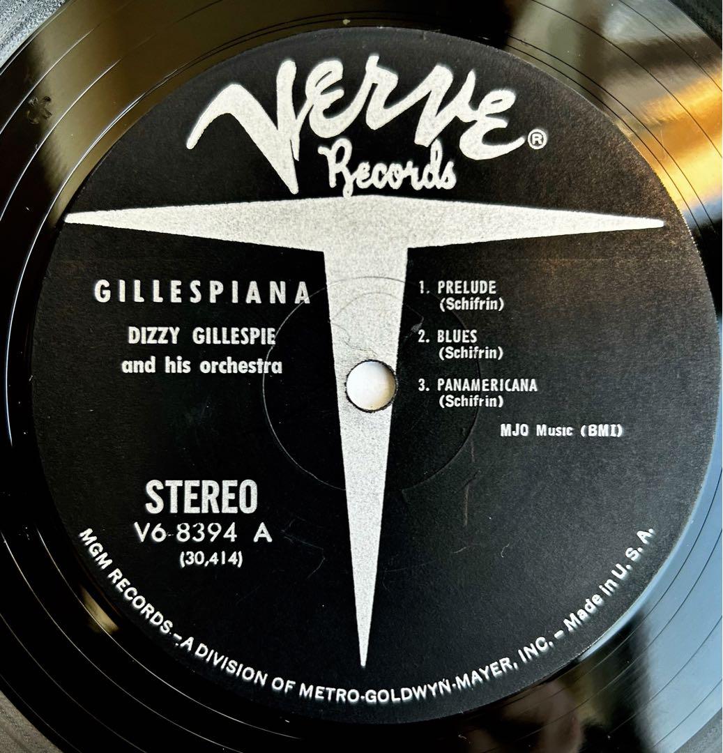 Dizzy Gillespie Gillespianaアフロキューバン傑作US盤