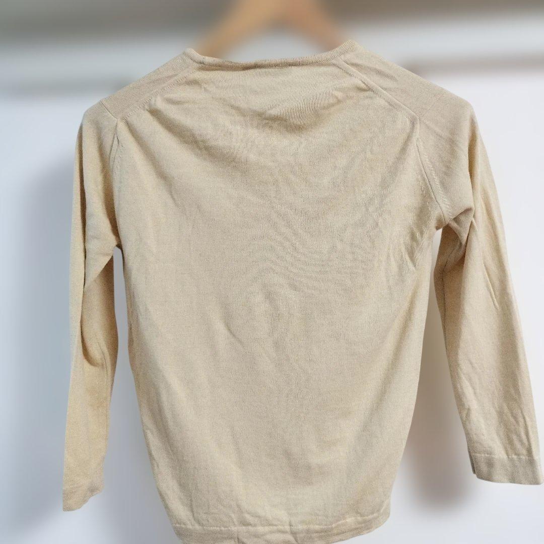 美品　JOHN SMEDLEY ベージュ カーディガン　七分袖ニット　セット