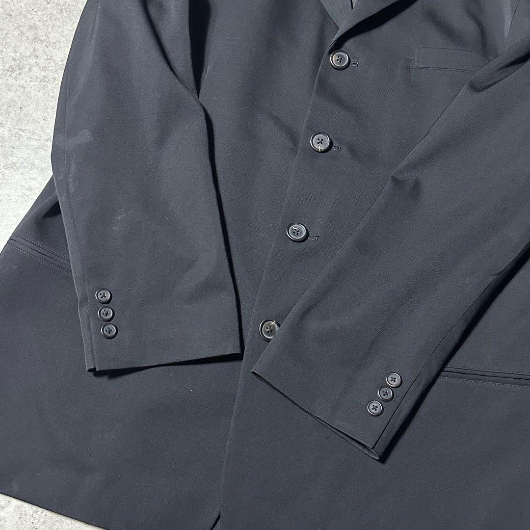 Y's for men 90s 黒 ウールギャバ セットアップ 4ボタン ワイド