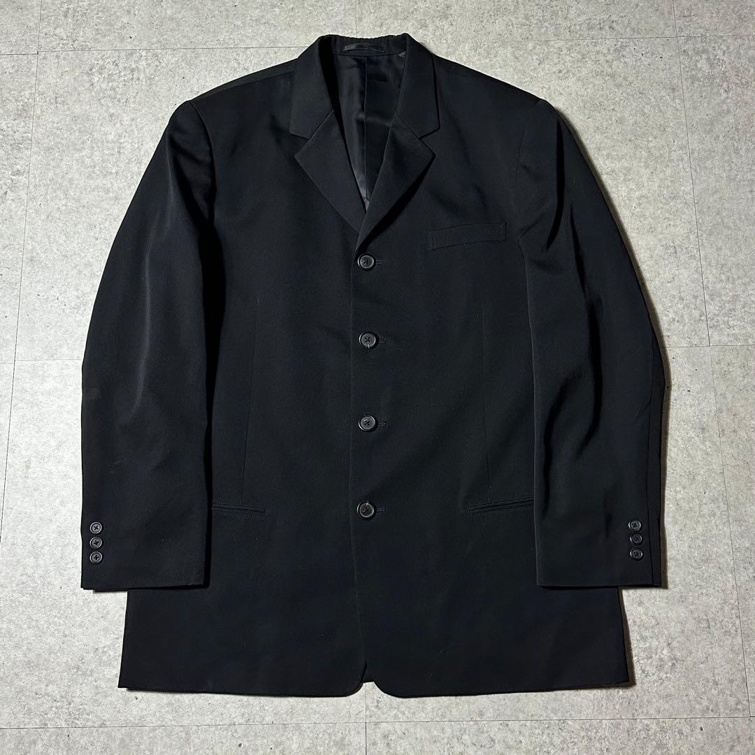 Y's for men 90s 黒 ウールギャバ セットアップ 4ボタン ワイド