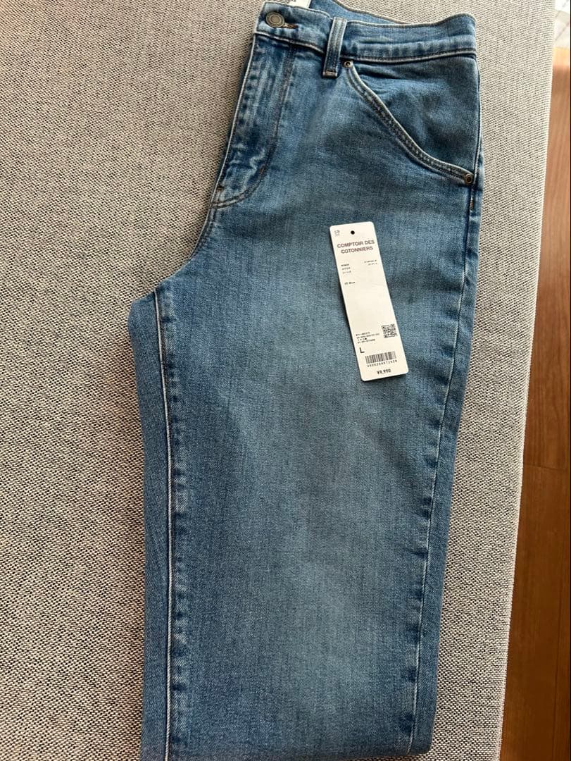 【試着のみ】UNIQLO スラウチジーンズ カラー: 65 BLUE