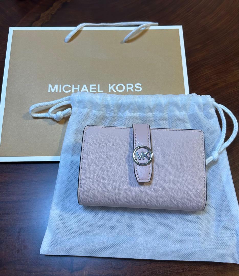 MICHAEL KORS ピンク 二つ折り財布
