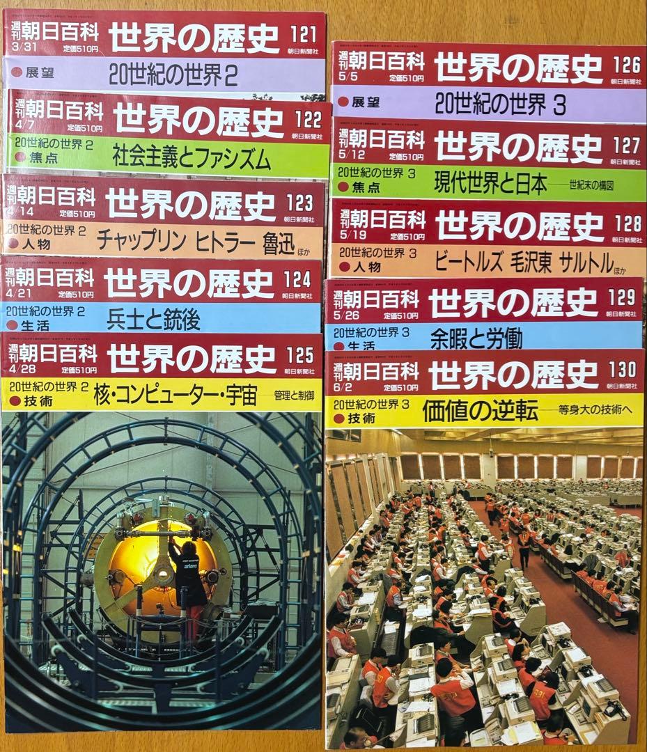 週刊朝日百科　世界の歴史　全131冊