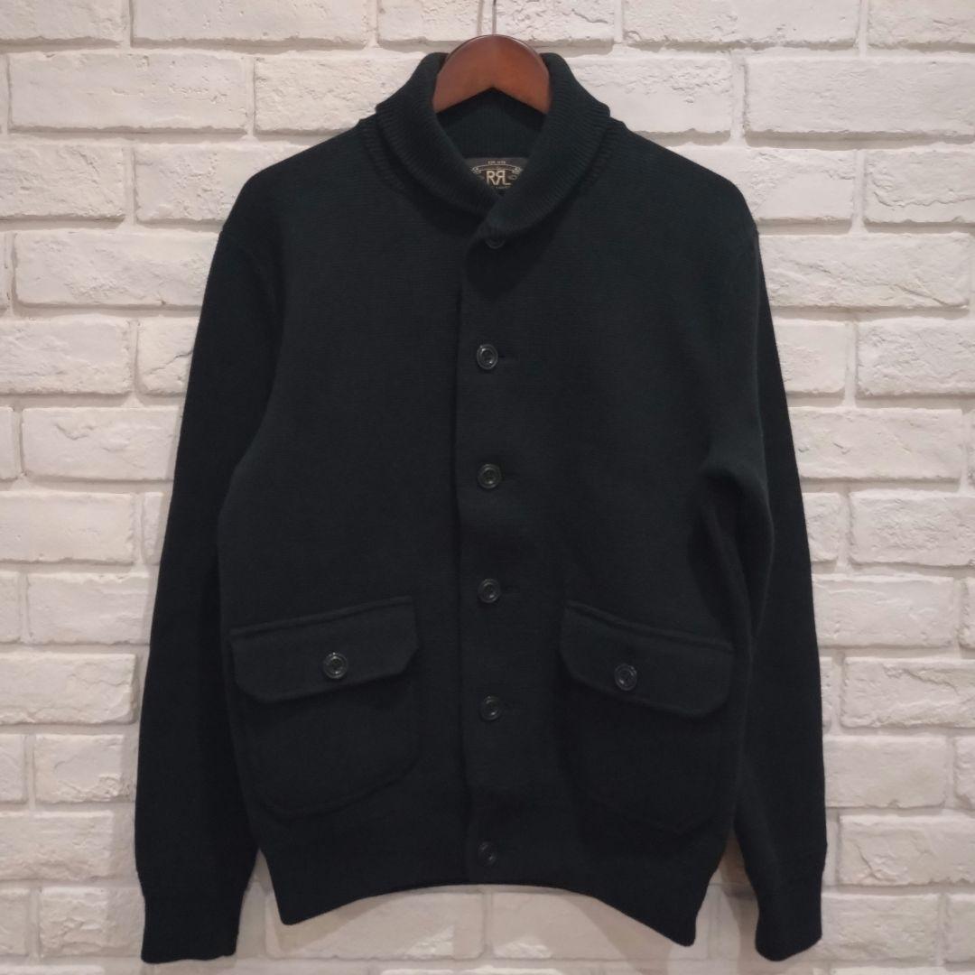 【美品】RRL COTTON SWEATER JACKET SIZE : S