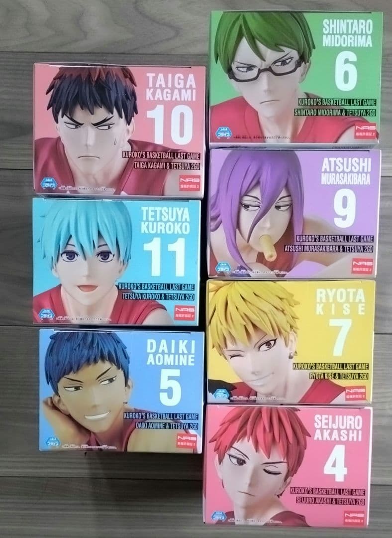 黒子のバスケ フィギュアセット 7体