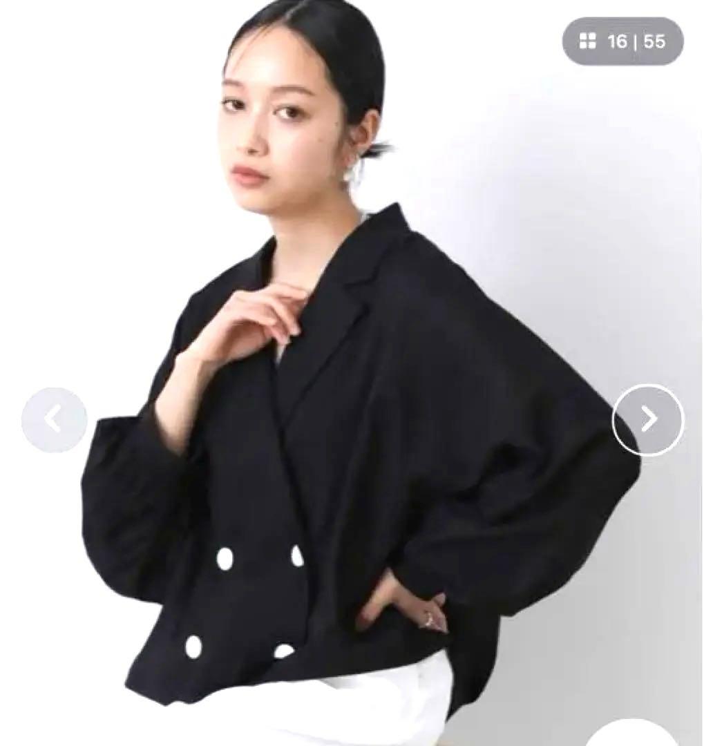 Gready Brilliant AuieF 美品　綿シフォンショートジャケット