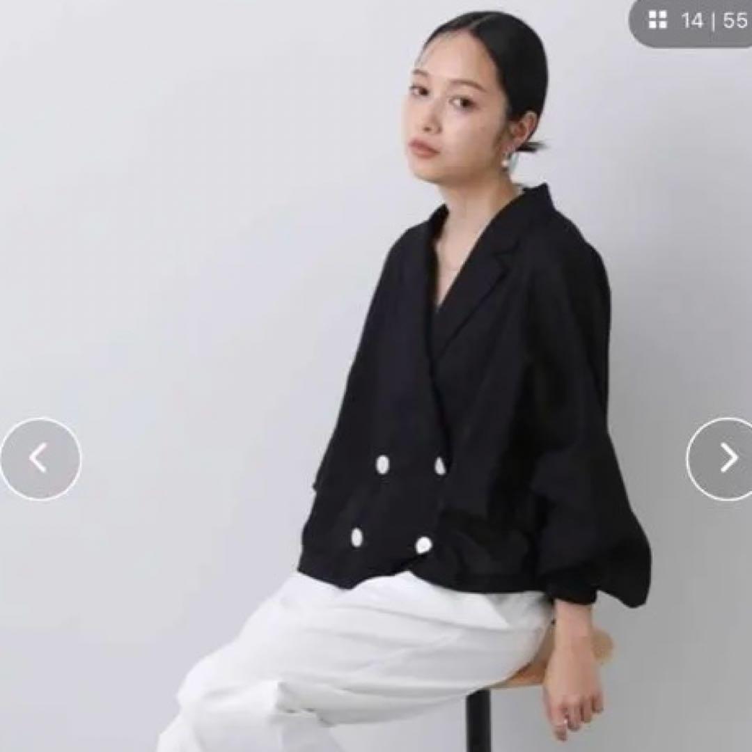 Gready Brilliant AuieF 美品　綿シフォンショートジャケット