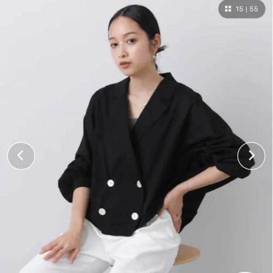Gready Brilliant AuieF 美品　綿シフォンショートジャケット
