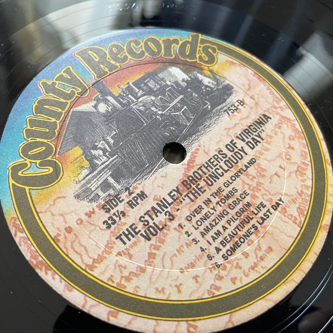【美品】Uncloudy Day Stanley Brothers US盤
