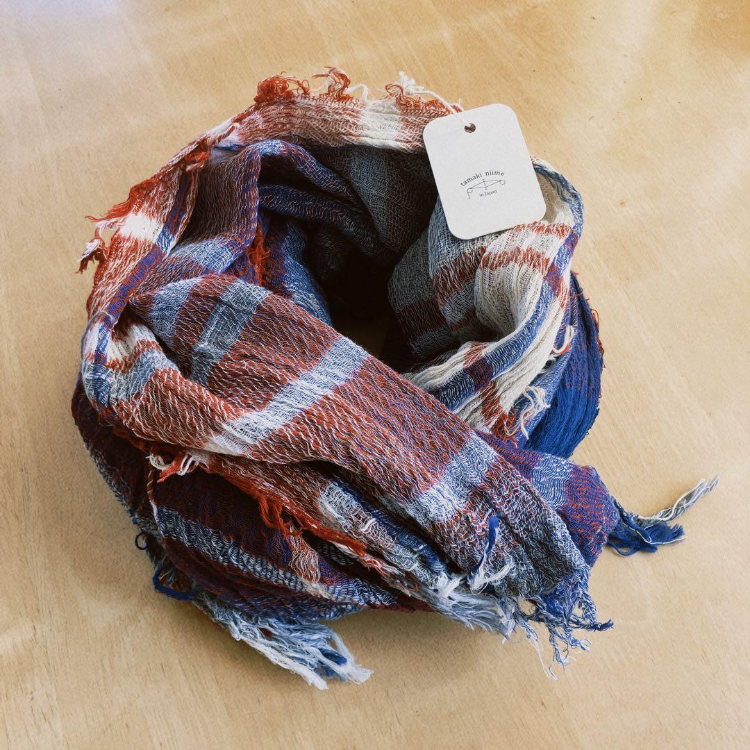tamaki niime roots shawl big タマキ ニイメ