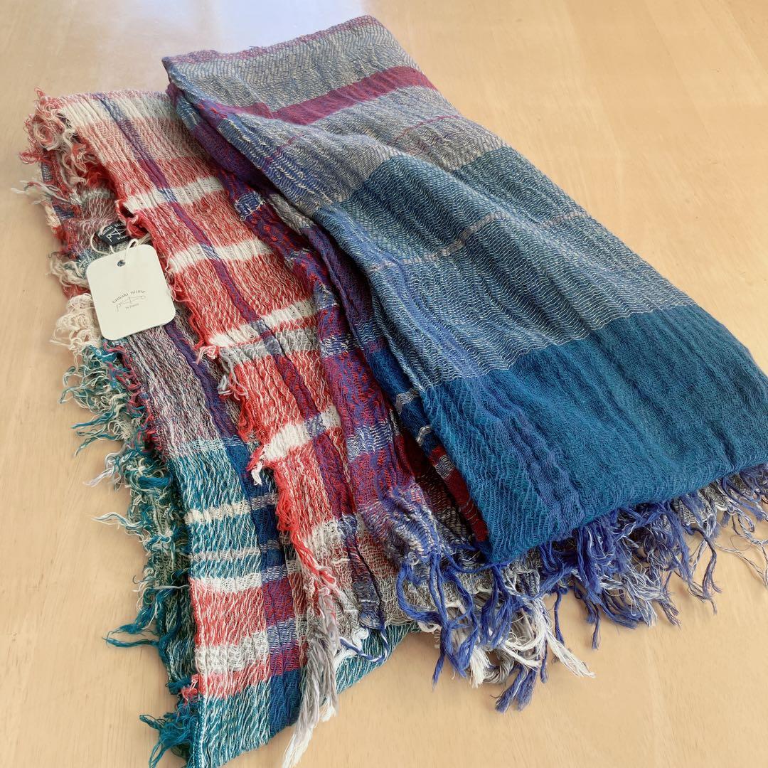 tamaki niime roots shawl big タマキ ニイメ