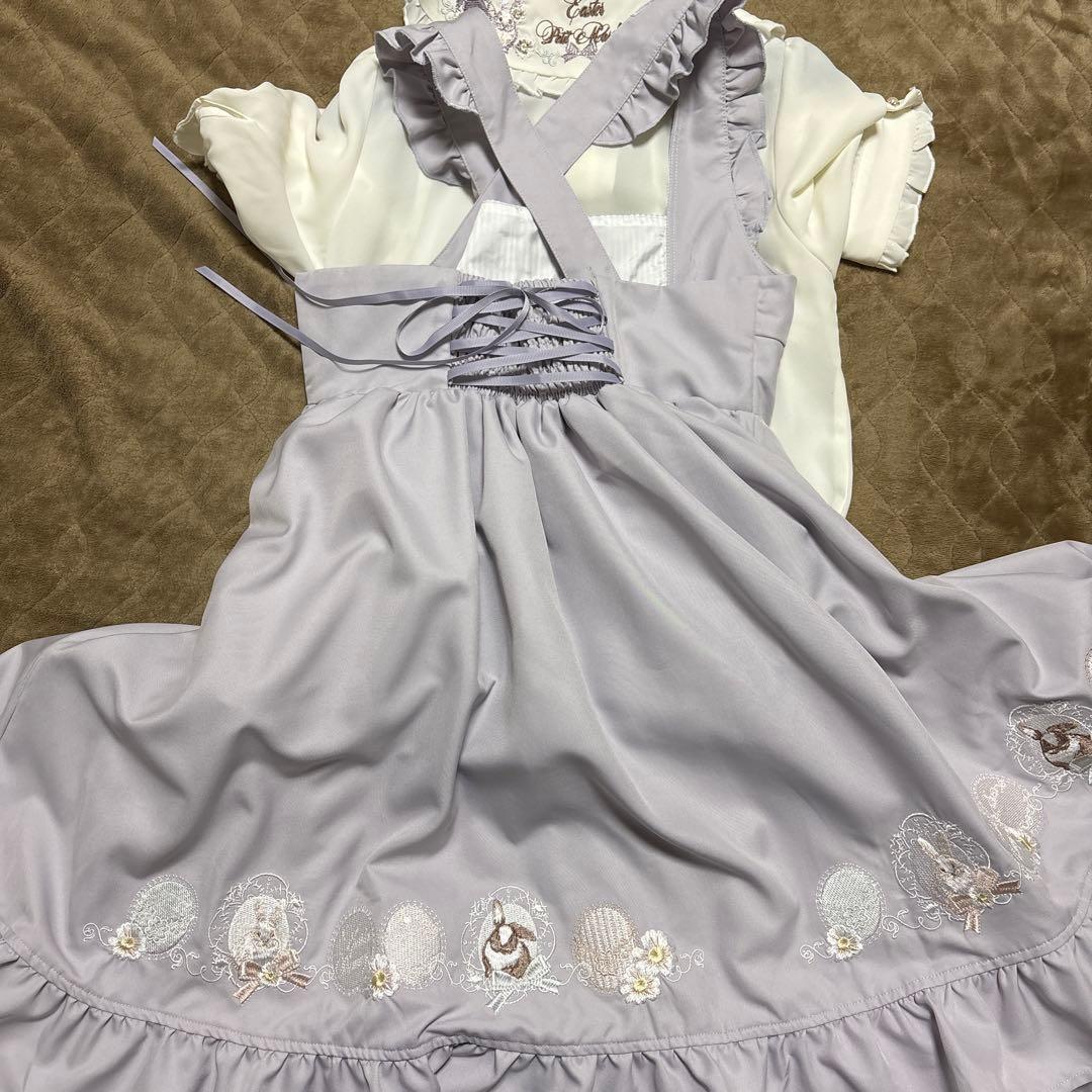 Amavel イースターバニーシリーズ パープル ワンピース ロリータ