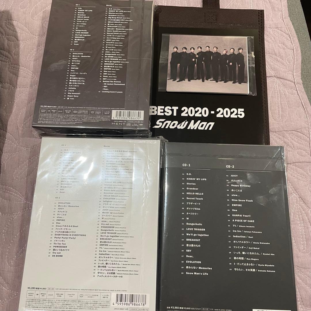  Man THE BEST 2020-2025 初回盤A B 通常盤