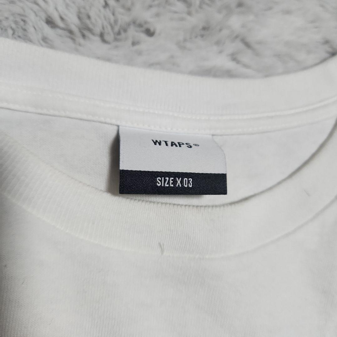 WTAPS ダブルタップス ホワイト Tシャツ サイズ X03