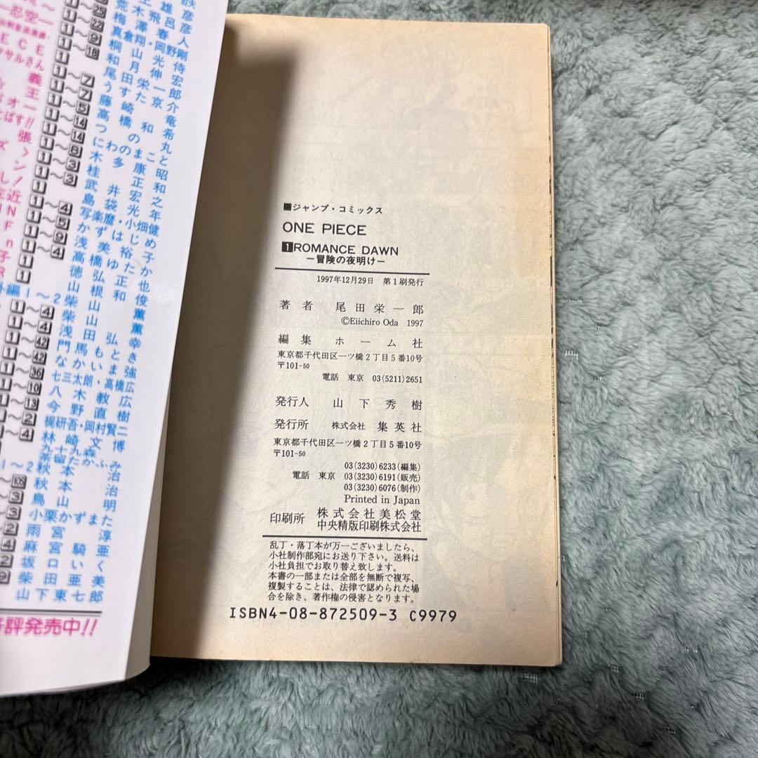 【1巻含め全巻初版】ONE PIECE 1巻 〜33巻＋wanted 1997年