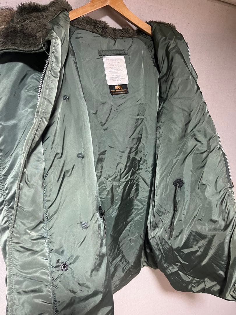 古着 ALPHA N-3B madeinusa フライトジャケット アメカジ