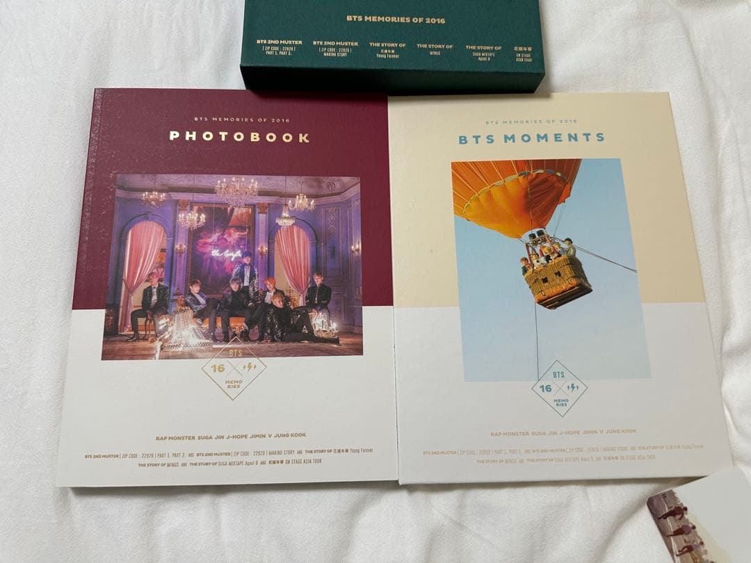 BTS MEMORIES OF 2016 フォトブックセット