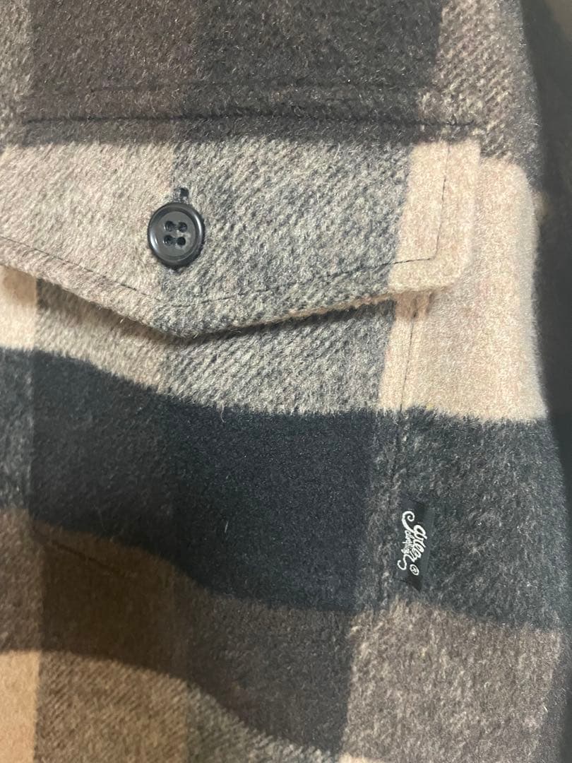 greenclothing グリーンクロージング　ウールネルシャツ　L