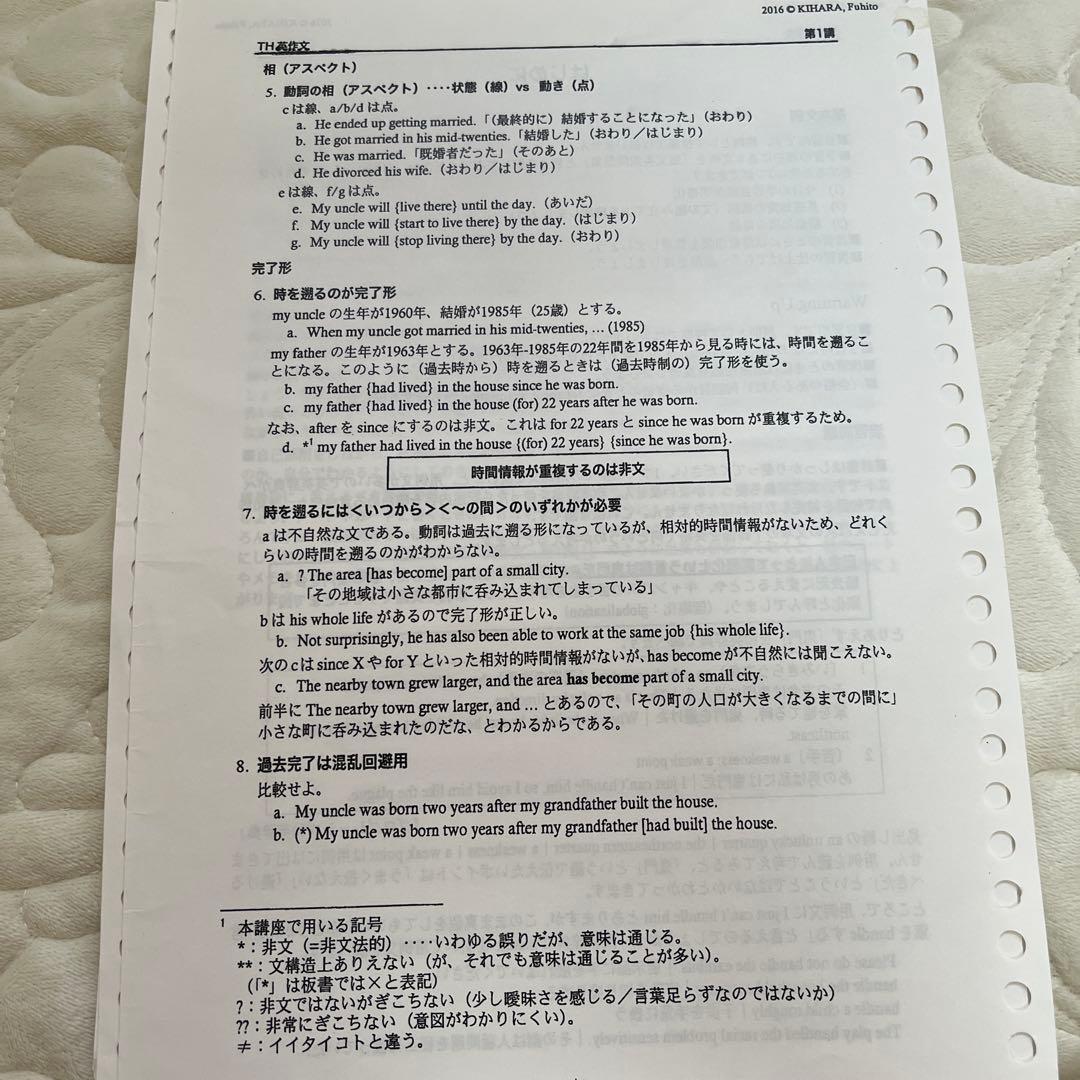 ④テーマ英作文　木原史先生