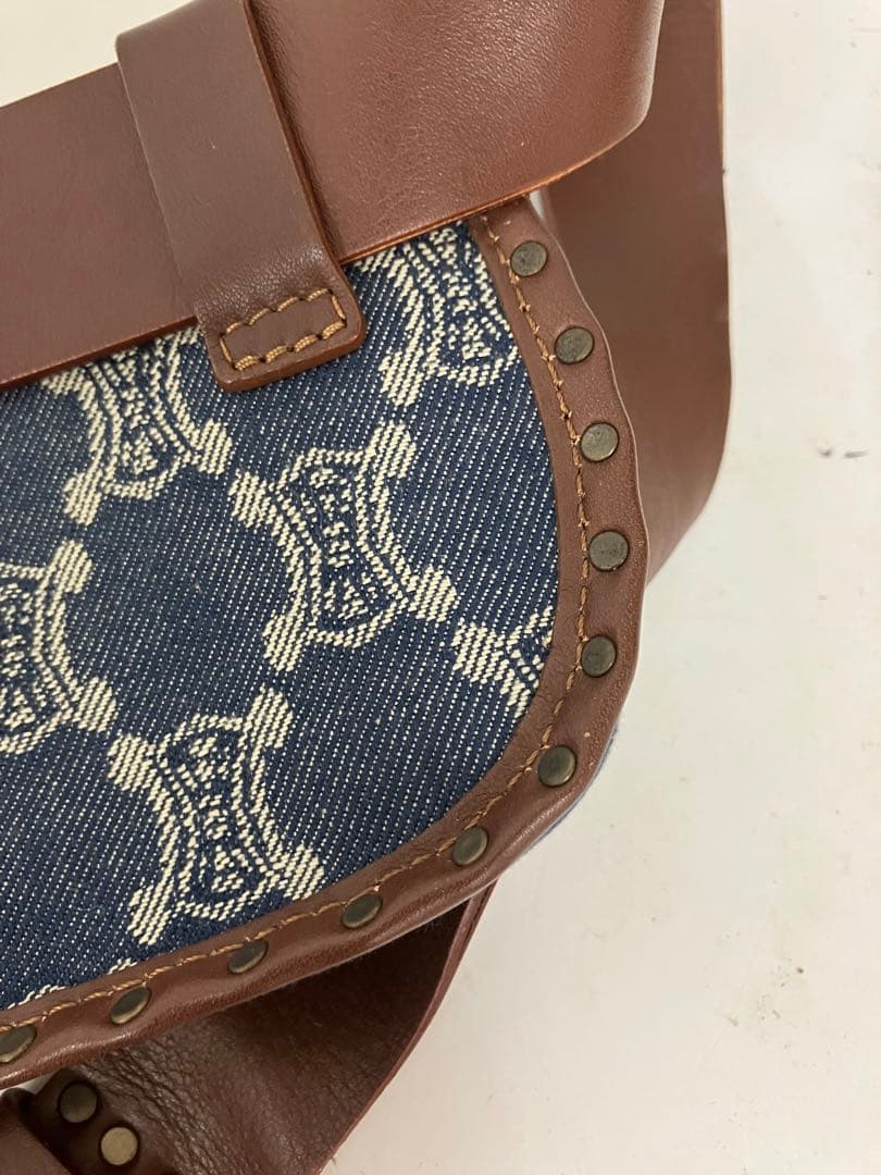 セリーヌ　デニム　ウエストポーチ