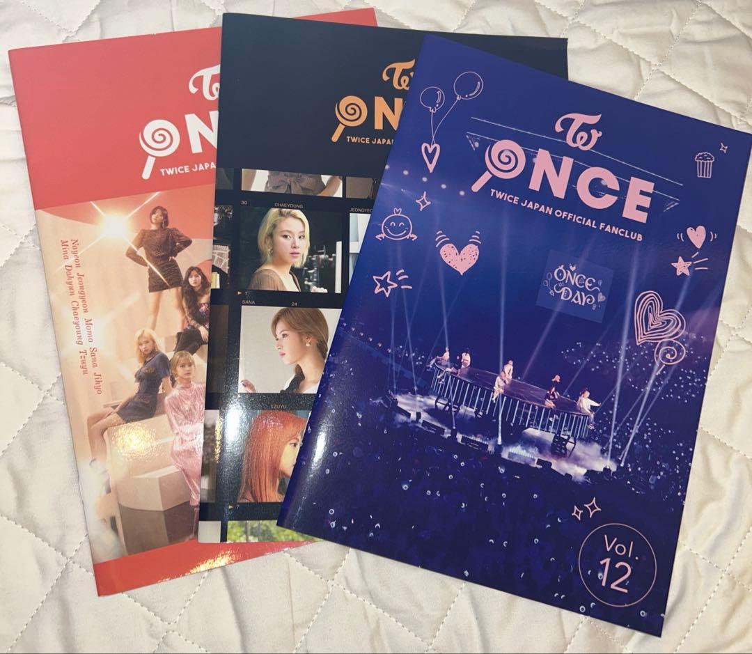 TWICE CD &DVD，会報まとめ売り（特典付き）