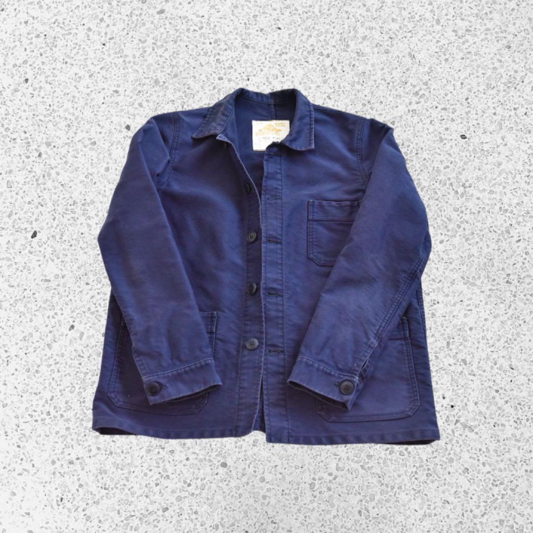100周年モデル Le Mont Saint Michelワークジャケット紺42