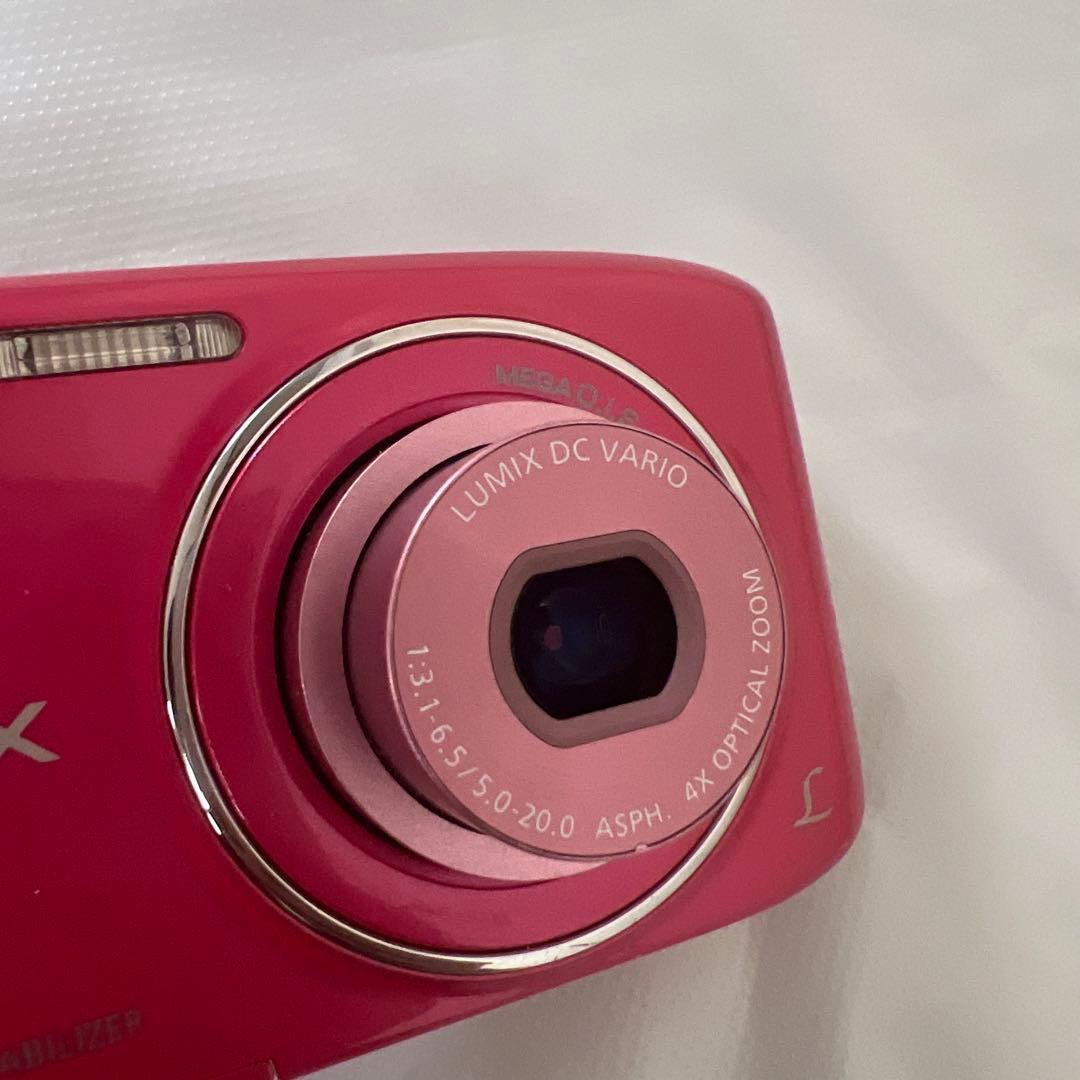 LUMIX DMC-S2 デジタルカメラ　ピンク