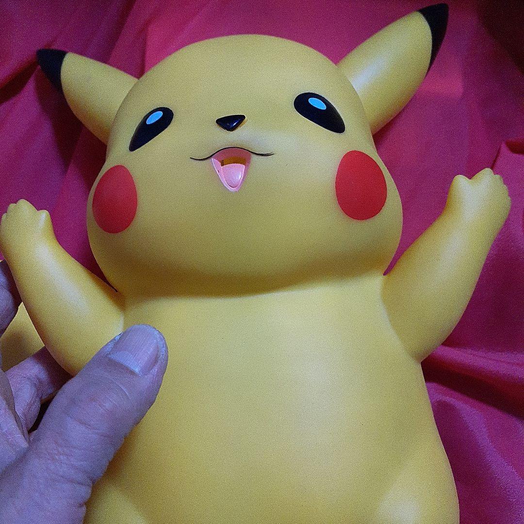 ピカチュウ　光るおしゃべり ピカチュウ ソフビ　初期1998年製　28センチ