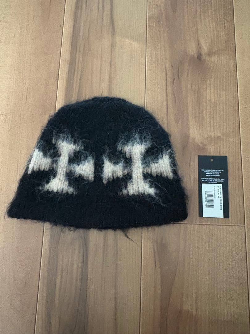 帽子 ASKYURSELF / BRUSHED CROSS BEANIE