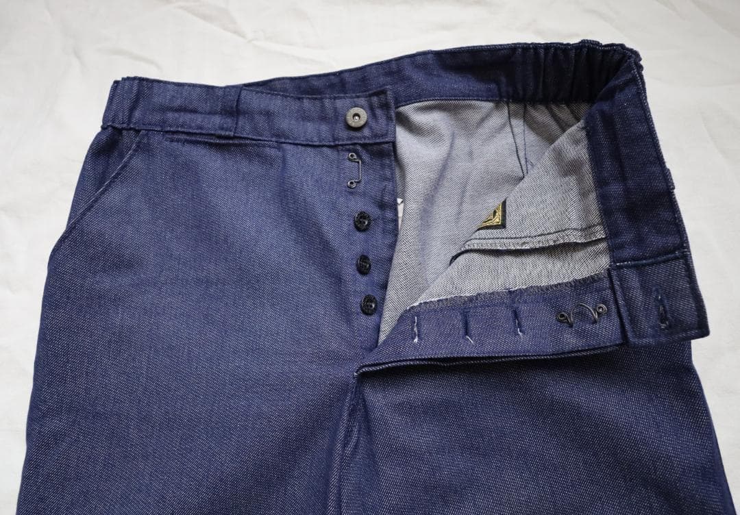 【フランス製 Mサイズ】ルラブルール フレンチワーク デニム セットアップ