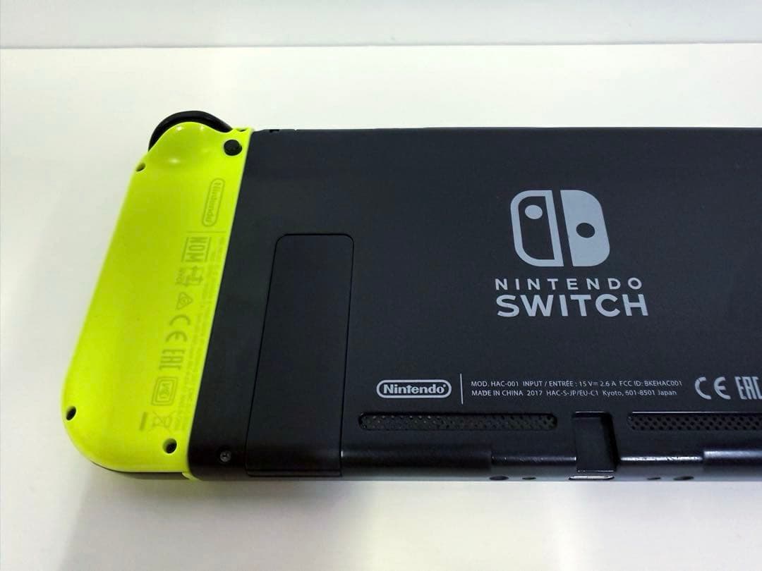 完備品 Nintendo Switch 本体 グレー　+青/黄