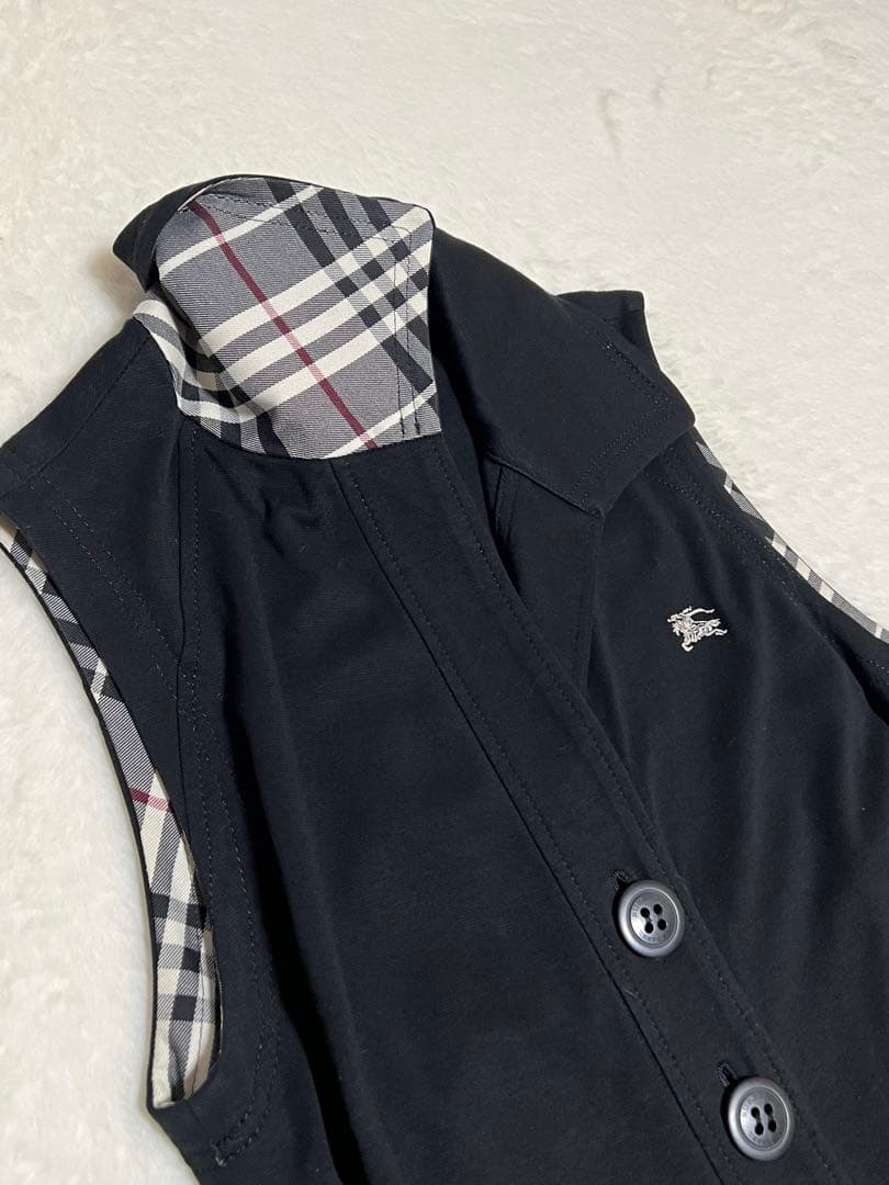 BURBERRY BLUE LABEL ベルト付きノースリーブワンピース 36