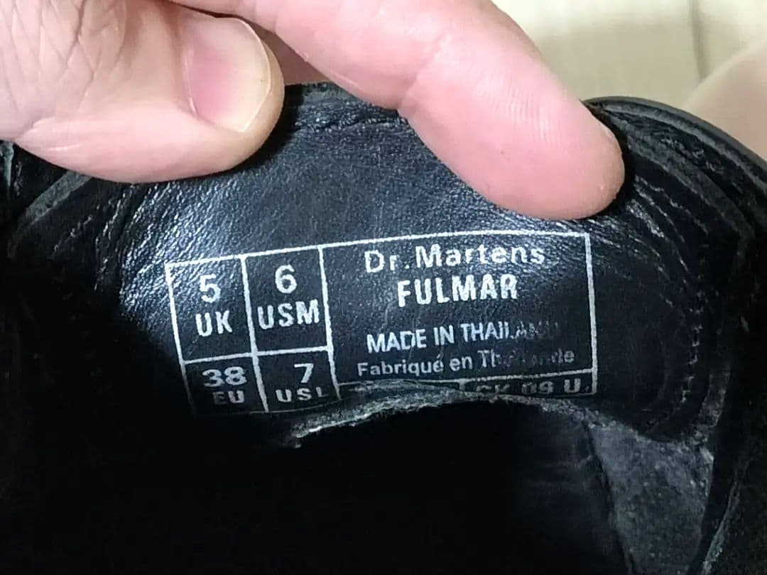 Dr.Martens ドクターマーチン フルマー サイドゴア 3ホールブーツ