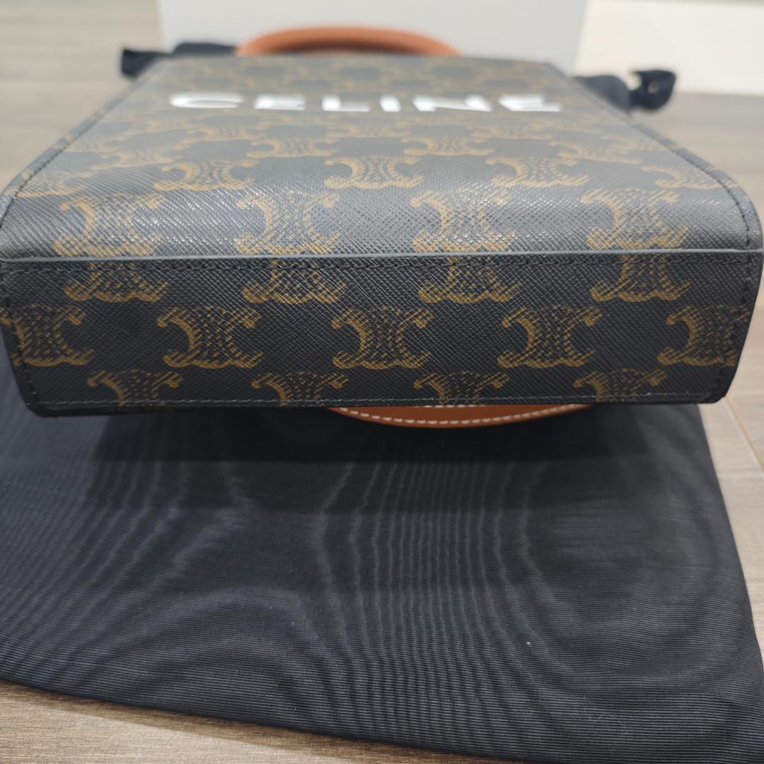 美品 トリオンフ バーティカルカバ ミニ 2WAY キャンバス