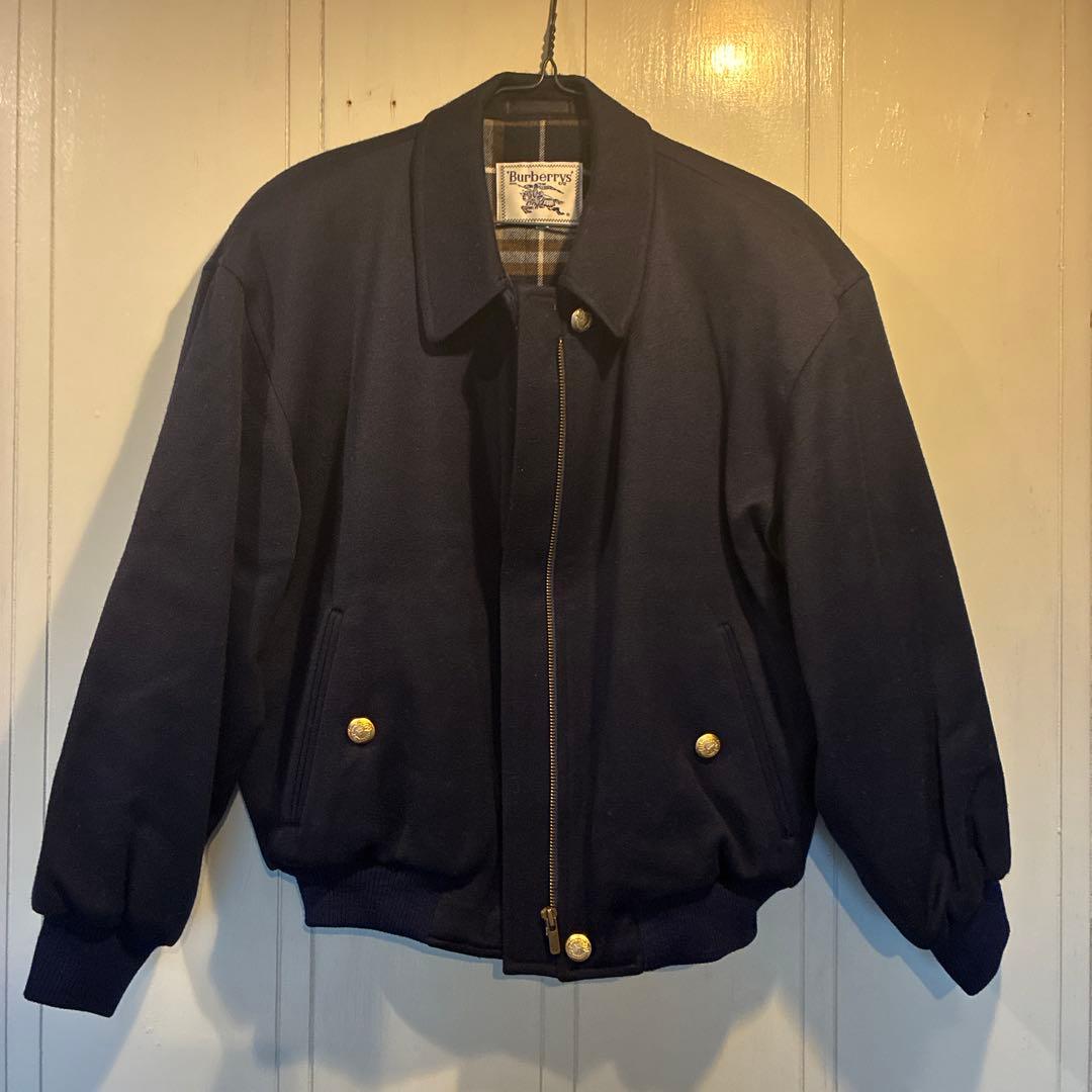 Burberry's ウール　ネイビー ジャンパー 9ar c-tk83