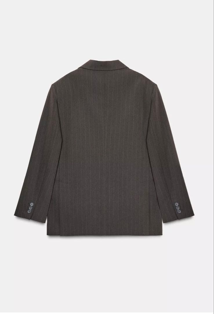 ZARA ザラ　オーバーサイズピンストライプ柄ブレザー